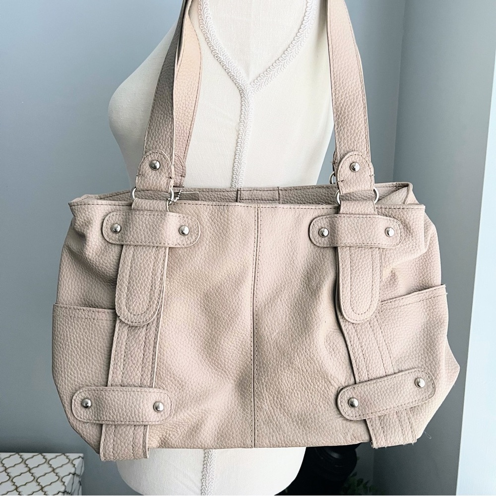 Beige Leather Bag